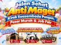 Gubernur Sulsel Sediakan Voucher Belanja Rp50.000 di Jalan Sehat Anti Mager