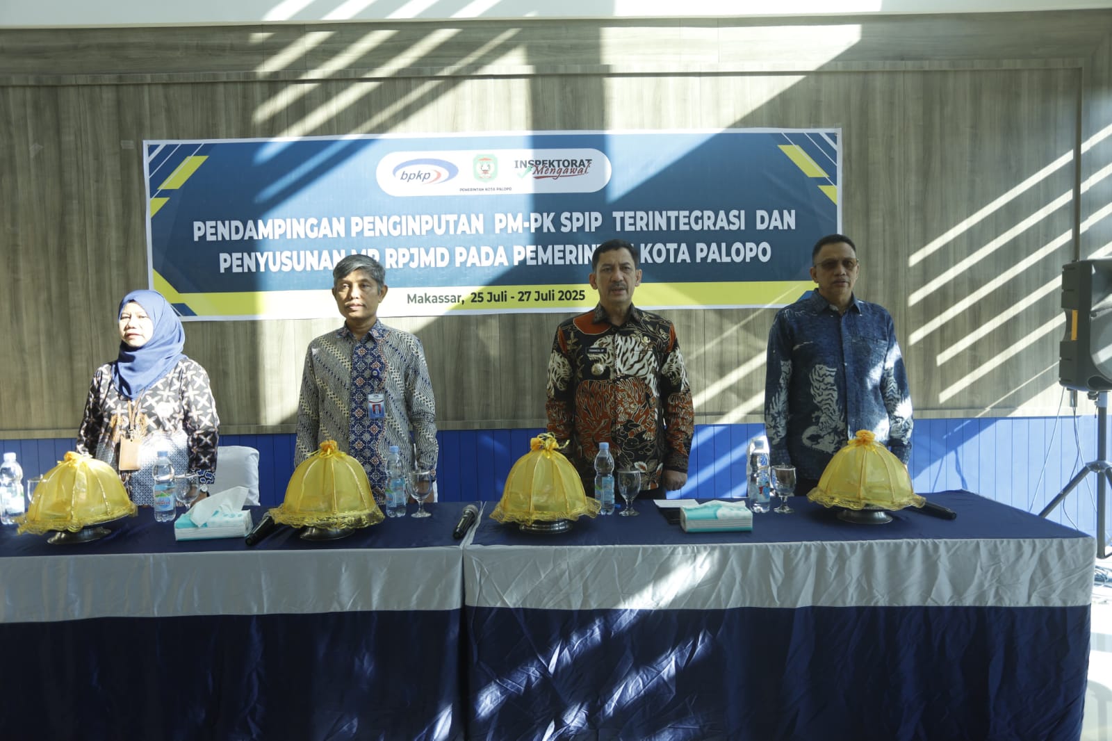 Pj. Wali Kota Palopo Hadiri Pendampingan Penginputan PM-PK SPIP Terintegrasi dan Penyusunan Manajemen Risiko RPJMD