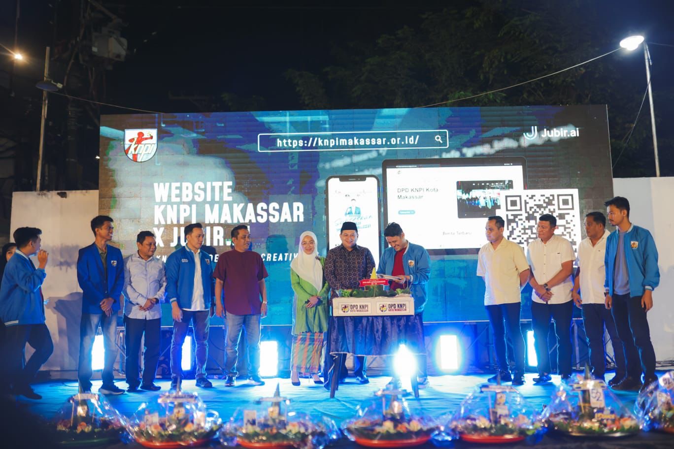 DPD KNPI Kota Makassar Launching Website di Harla 52. Walikota : Ini Baru Pemuda Makassar