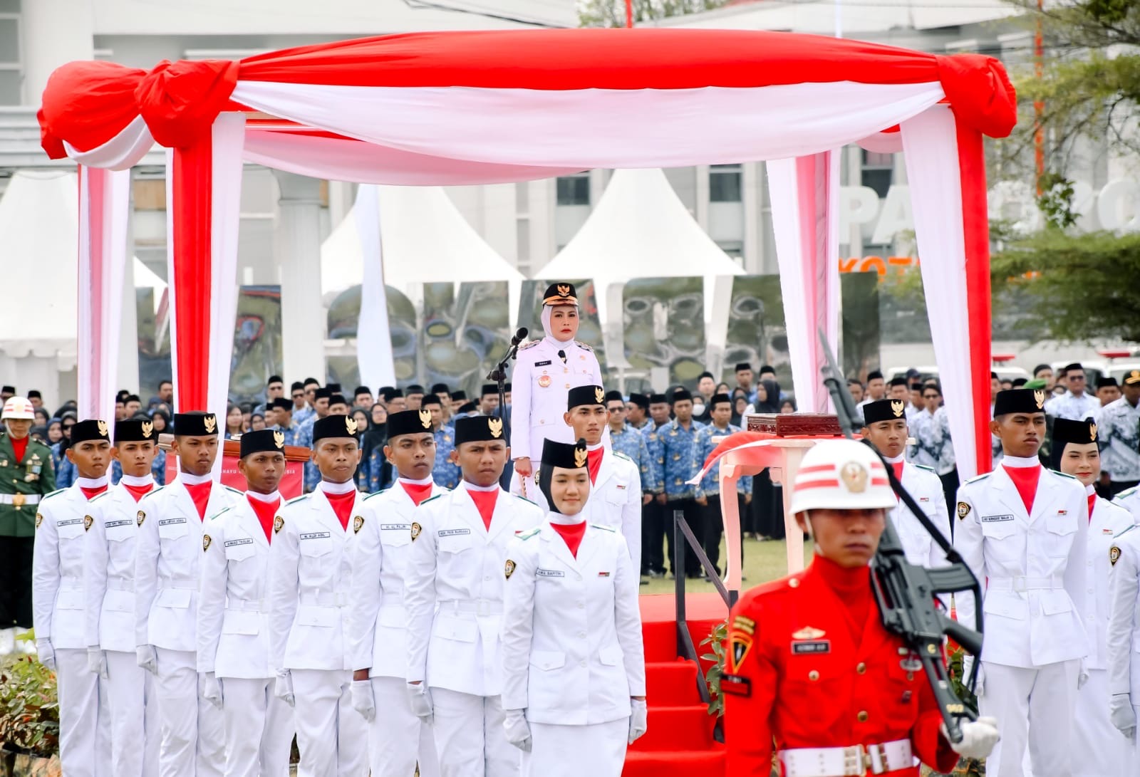 Upacara Peringatan Detik-Detik Proklamasi HUT ke-80 RI di Kota Palopo