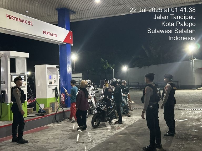 Polres Palopo Lakukan Monitoring SPBU, Antisipasi Penyalahgunaan BBM Bersubsidi