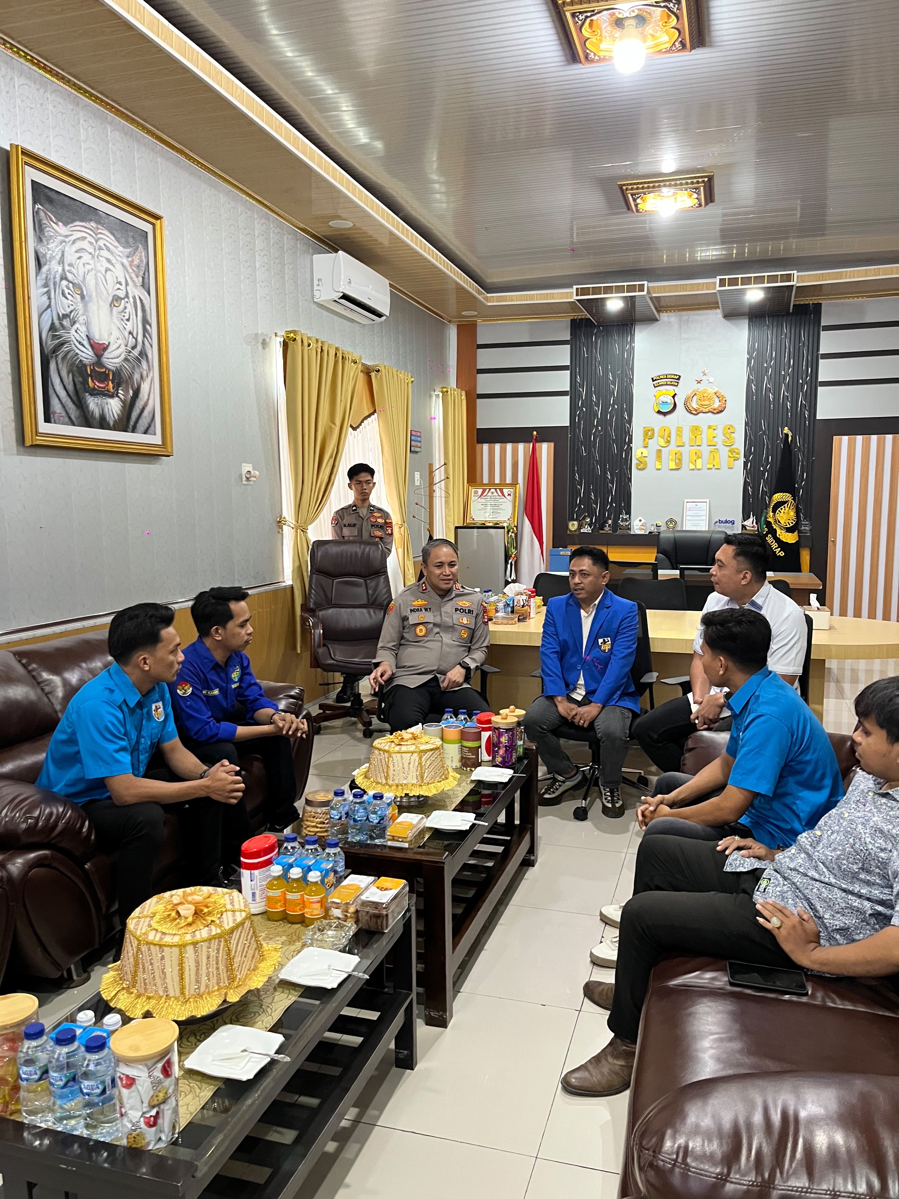 DPD KNPI Sidrap Audiensi dengan Kapolres, Bahas Persiapan Rapimda, Musda, dan Semarak Bulan Pemuda Oktober 2026