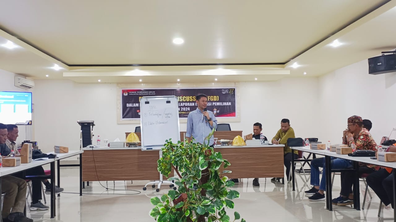 Evaluasi Pemilu 2024, KPU Selayar Hadirkan Eks Komisioner KPU Sulsel Jadi Narasumber