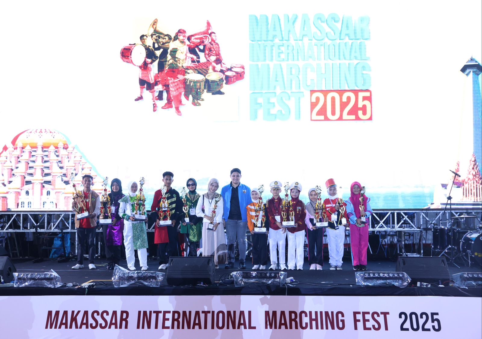 DPD KNPI KOTA MAKASSAR : Makassar International Marching Fest 2025 jadi ajang inspiratif bagi generasi muda