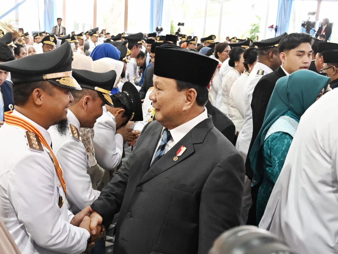 Presiden Prabowo Lantik Andi Sudirman - Fatmawati Sebagai Gubernur dan Wagub Sulsel 2025-2030