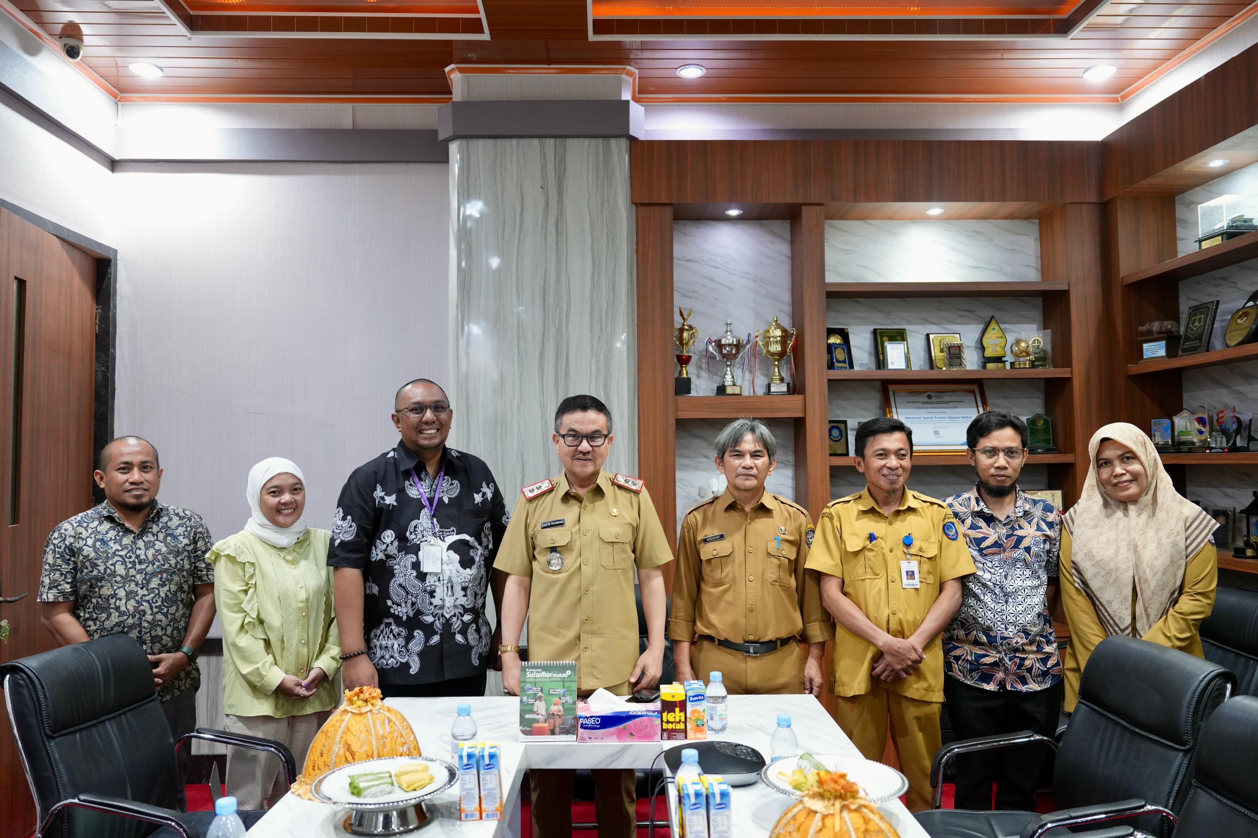 Sekda Jufri Rahman Terima Kunjungan ICRAF, Bahas Rencana Penyusunan Ekonomi Hijau Sulawesi Selatan