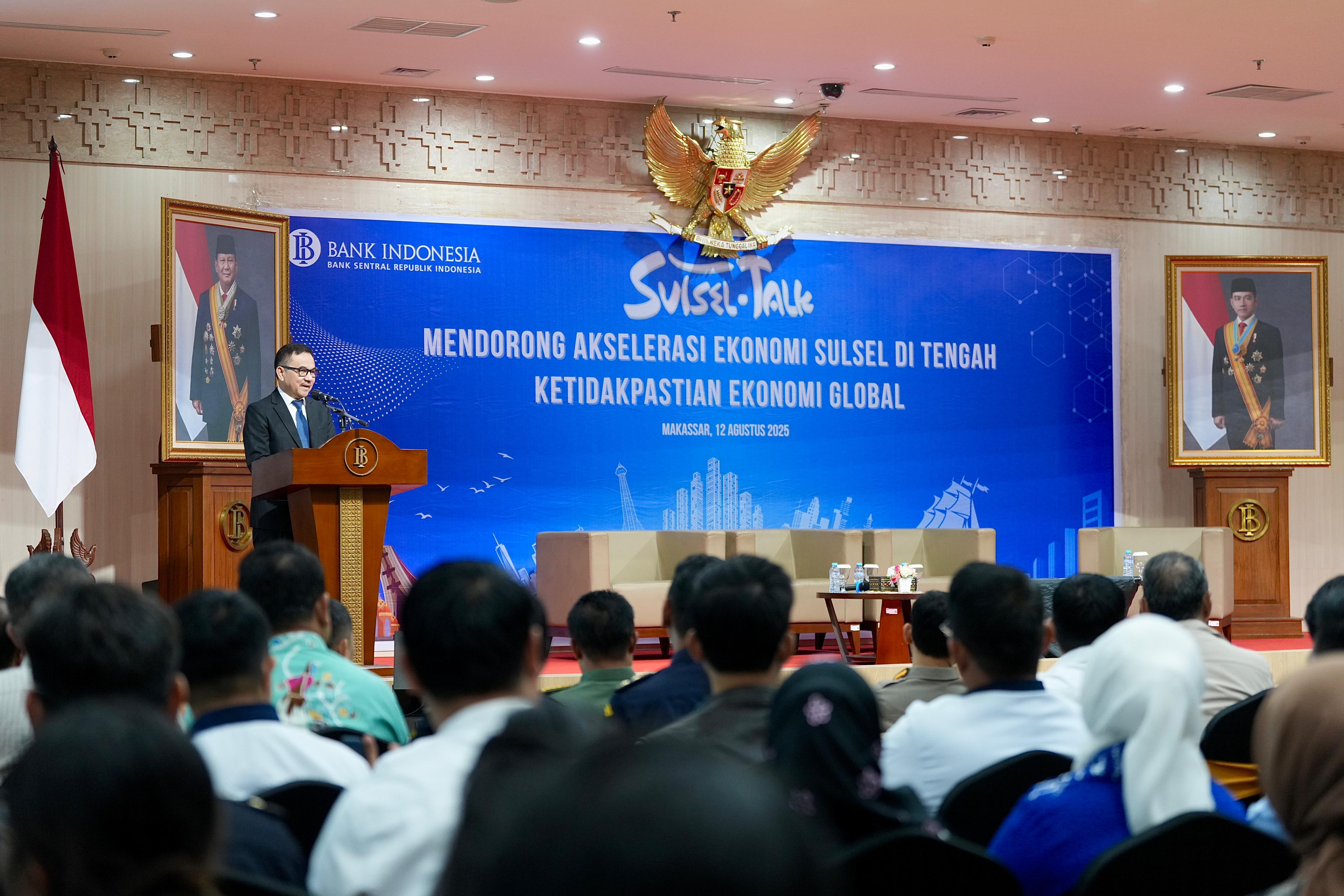 Sekda Sulsel Apresiasi BI Fasilitasi Sulsel Talk Perkuat Ekonomi di Tengah Ketidakpastian Global