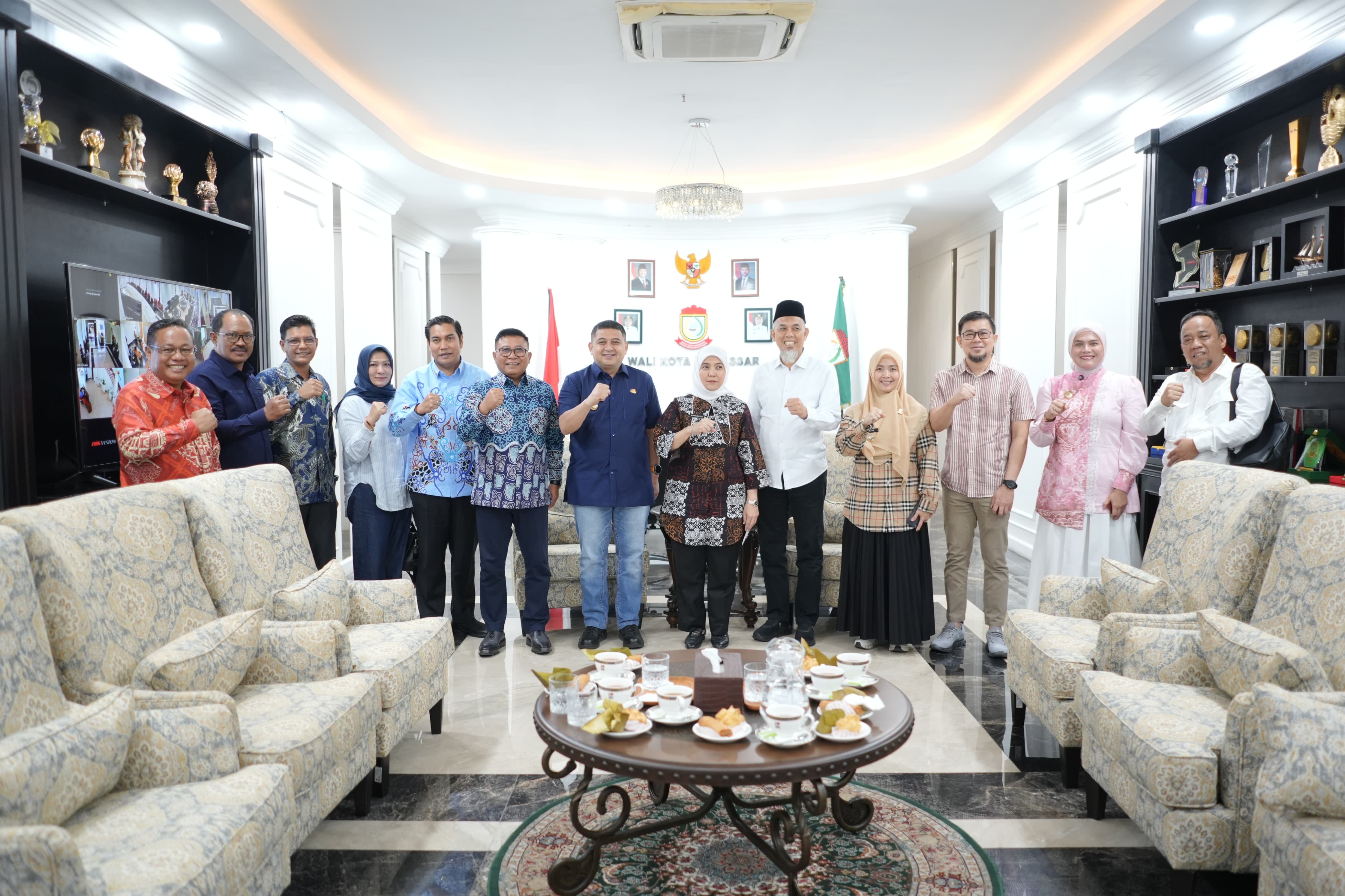 Munafri-Aliyah Sambut Kunjungan Kerja Sejumlah Kepala Daerah, Paparkan Inovasi Kelola Sampah dan Kemandirian Lingkungan