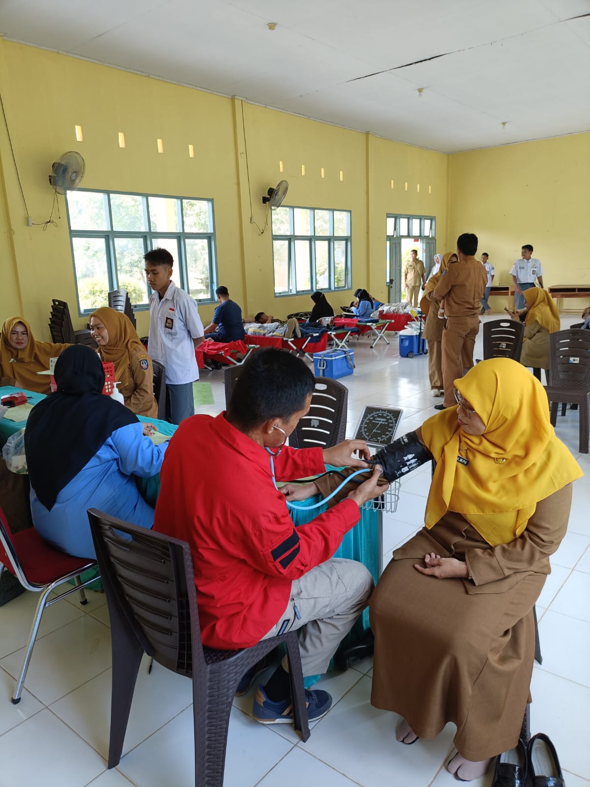 PMR SMKN 7 Pangkajene dan Kepulauan Sukses Gelar Donor Darah