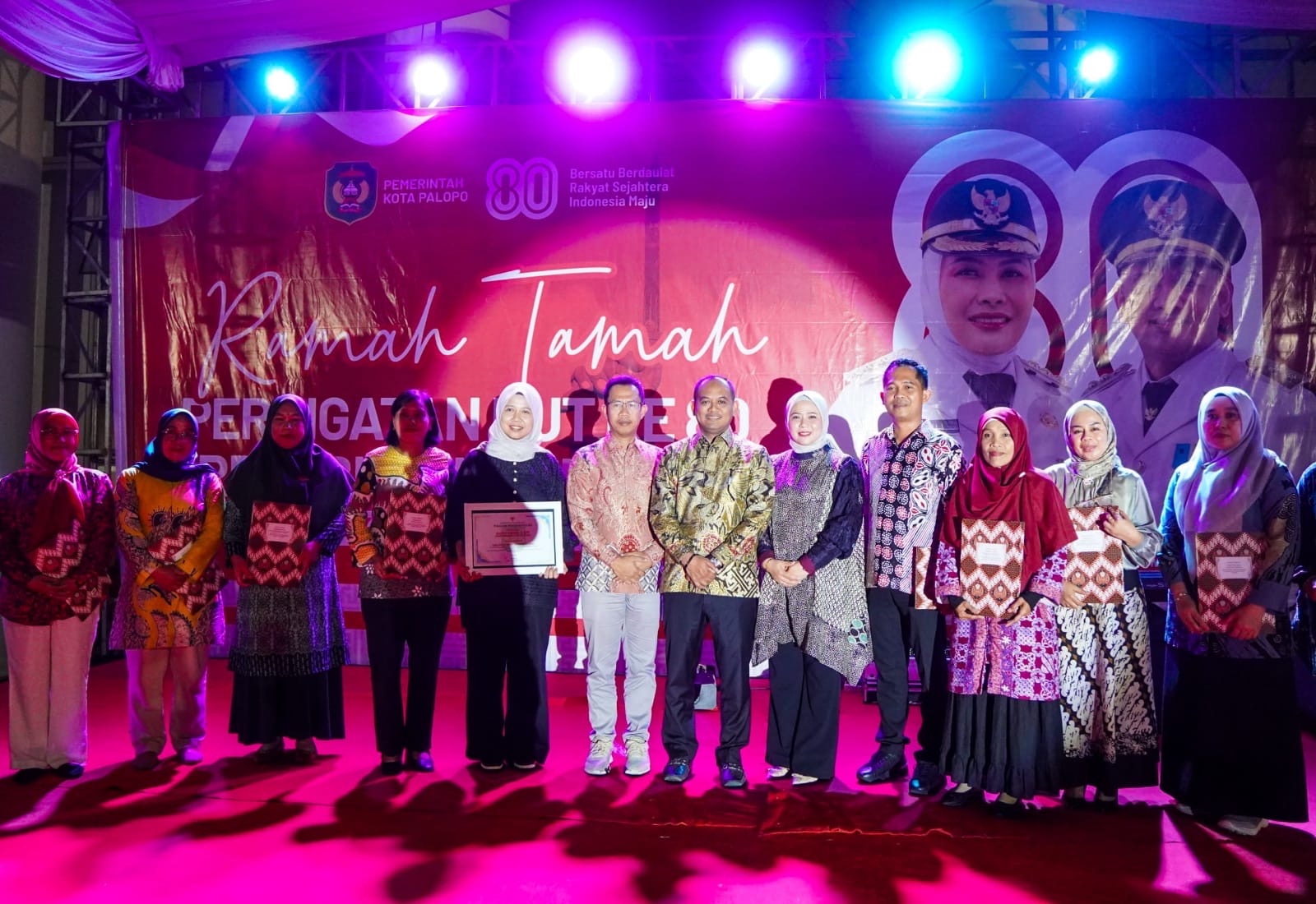 Penuh Warna dan Apresiasi, Malam Ramah Tamah Palopo Semarakkan HUT RI ke-80