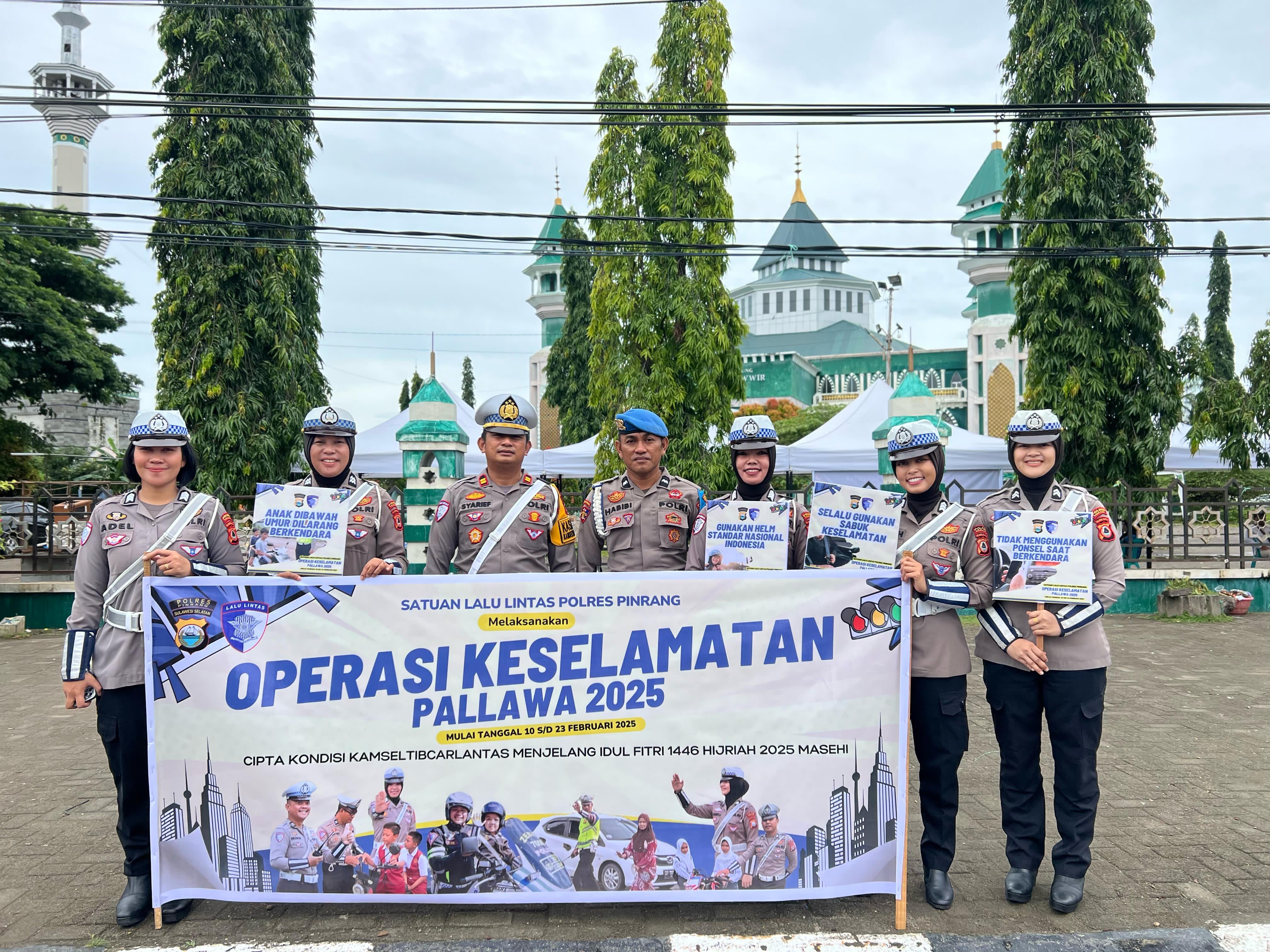 Kasat Lantas Polres Pinrang Pimpin Operasi Keselamatan Pallawa 2025