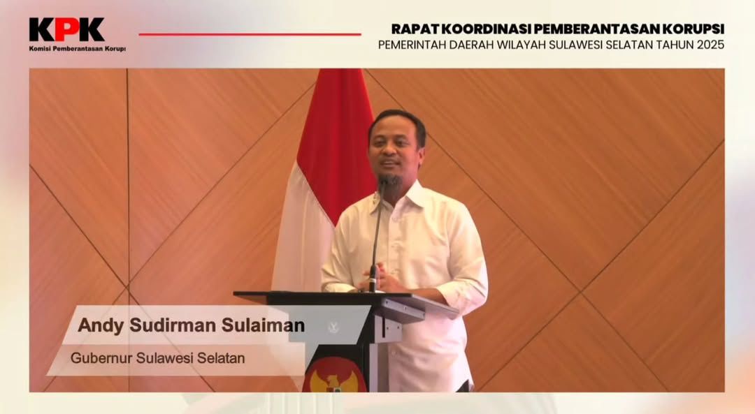 Gubernur Sulsel Paparkan Strategi Antikorupsi di Hadapan KPK dan 24 Kepala Daerah