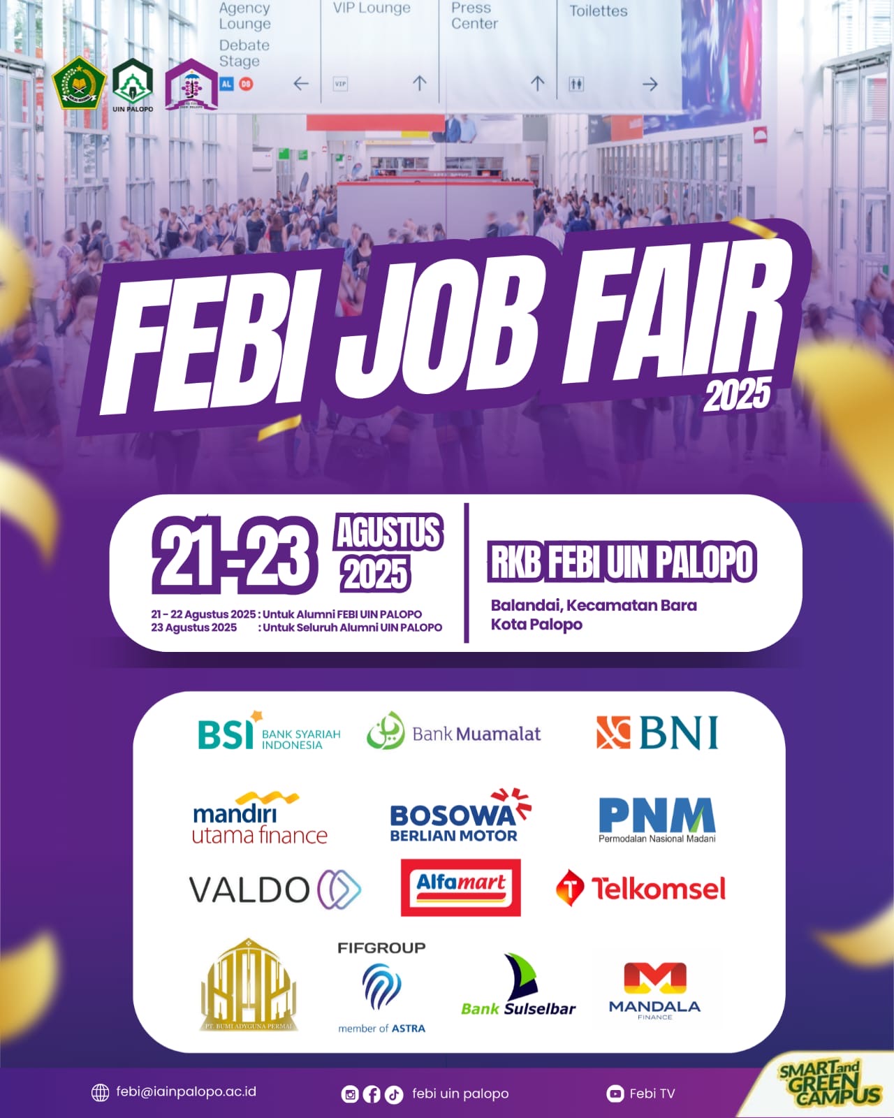 FEBI UIN Palopo Gelar Job Fair 2025, Libatkan 15 Perusahaan Mitra