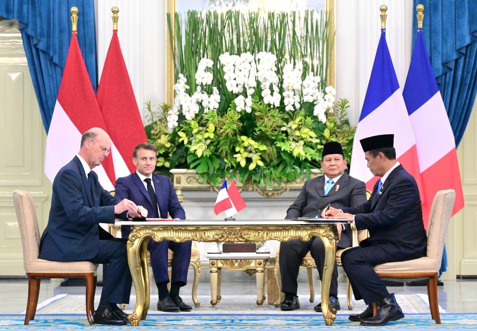 Mentan Amran Teken Deklarasi Kerja Sama Pertanian dalam Pertemuan Bilateral Indonesia–Prancis