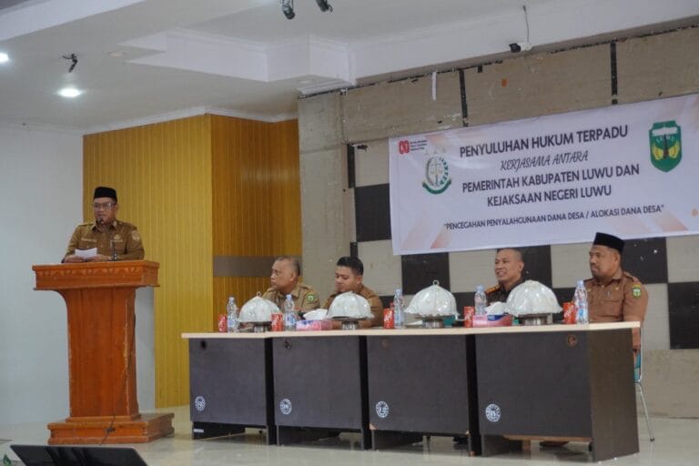 Pemkab Luwu Gelar Penyuluhan Hukum Terpadu Cegah Penyalahgunaan Dana Desa