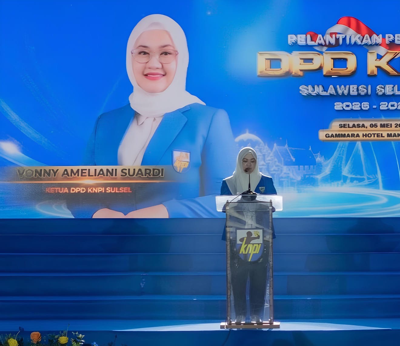 Ketua KNPI Sulsel, Vonny Ameliani Apresiasi Pilketos Serentak: Bekal Demokrasi bagi Generasi Pemilih Pemula ‎