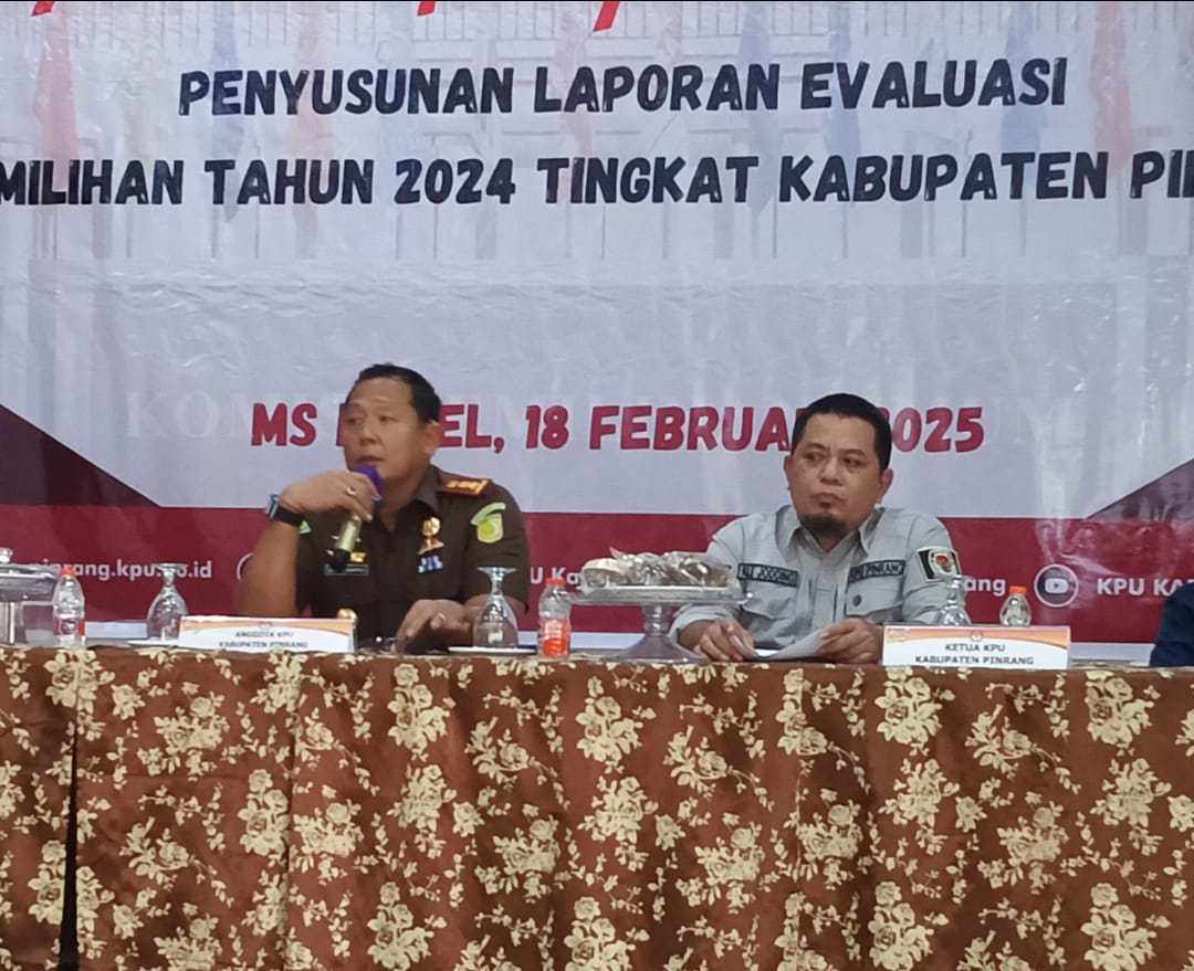 Kajari Pinrang Apresiasi Kinerja KPU dan Kedewasaan Politik Masyarakat dalam FGD Evaluasi Pemilu 2024