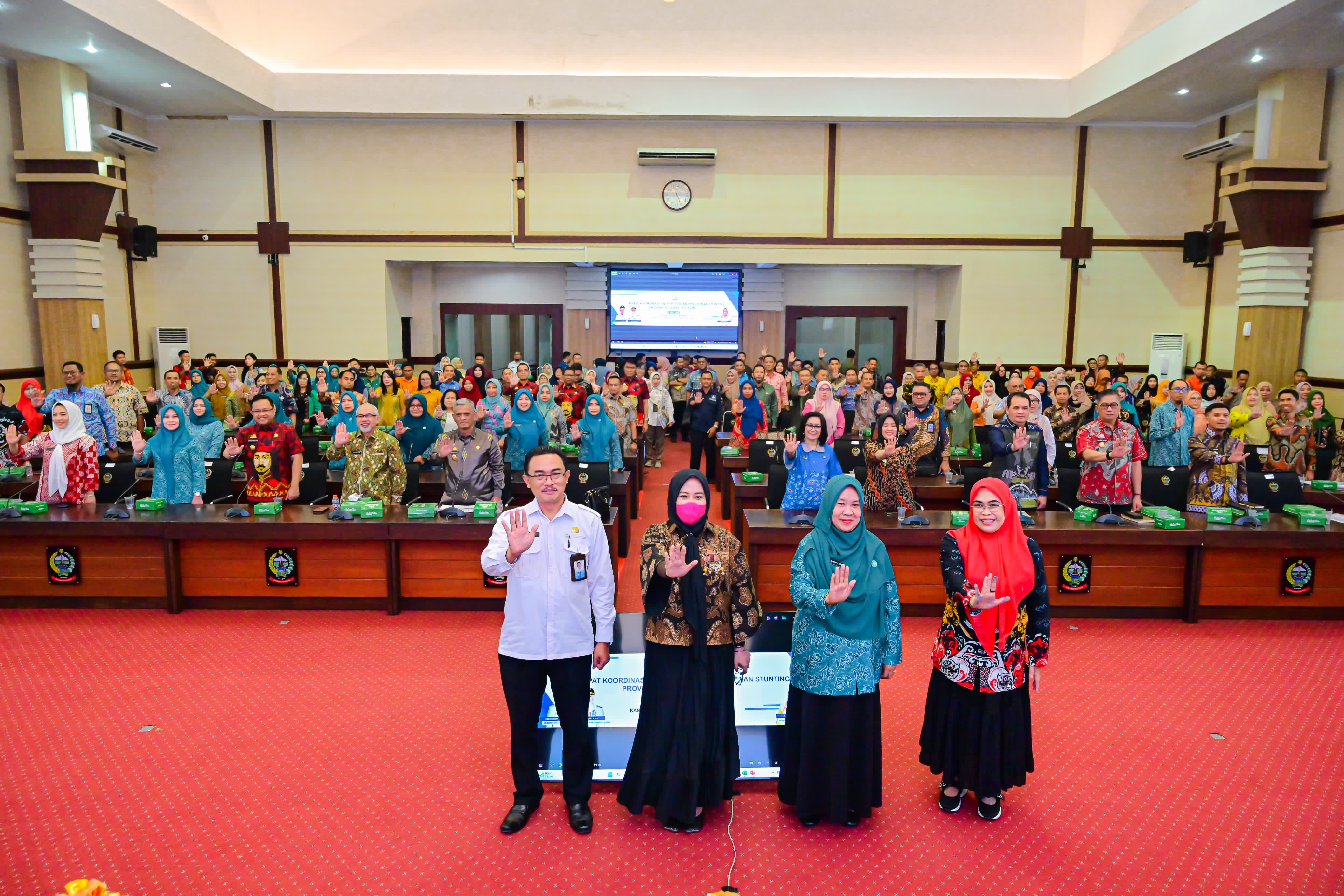 Fatmawati Rusdi Pimpin Rakor TPPS Se-Sulsel, Dorong Kolaborasi Lintas Sektor untuk Tekan Stunting