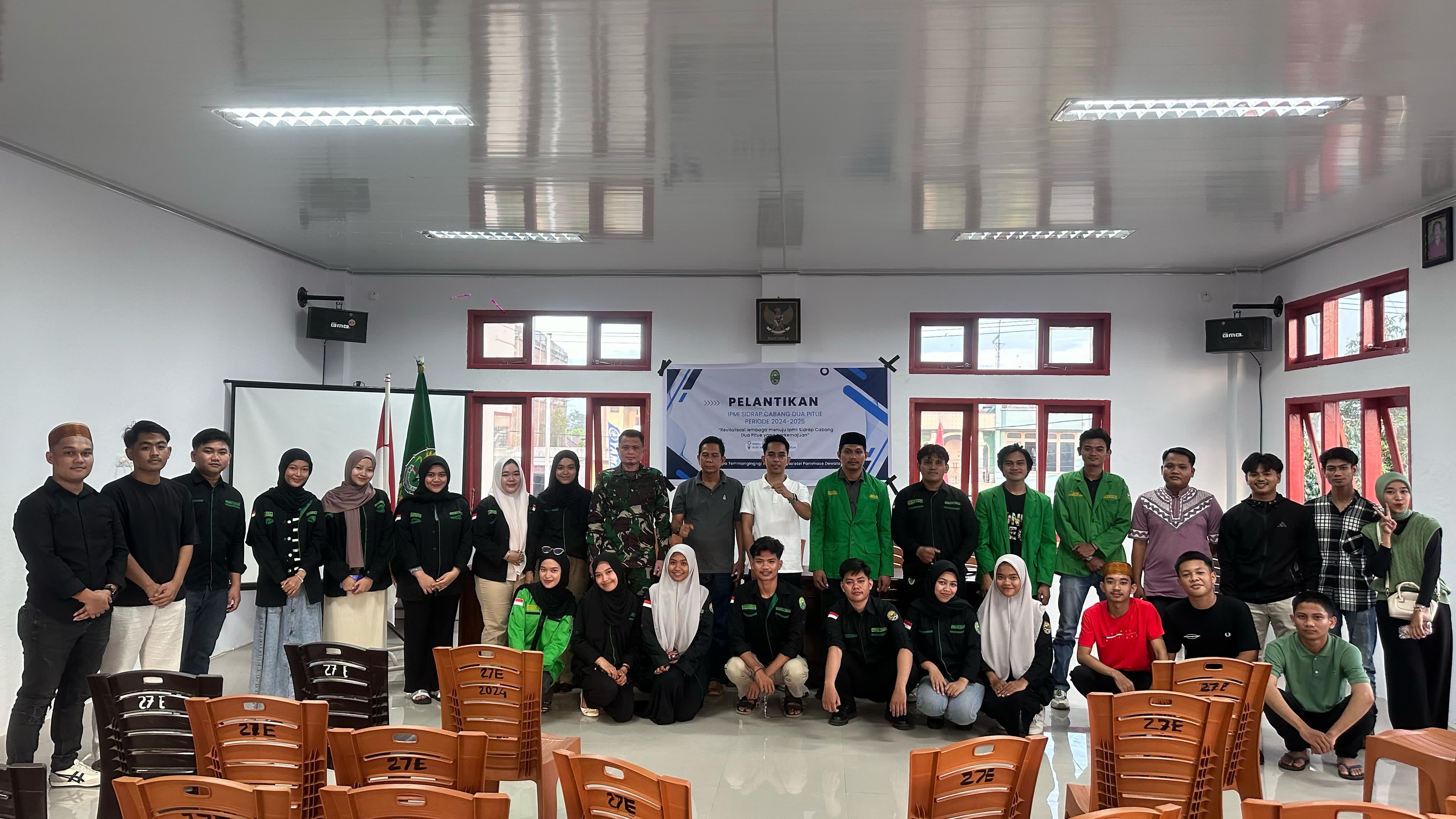 IPMI SIDRAP Cabang Dua Pitue Sukses Gelar Pelantikan Pengurus Baru.