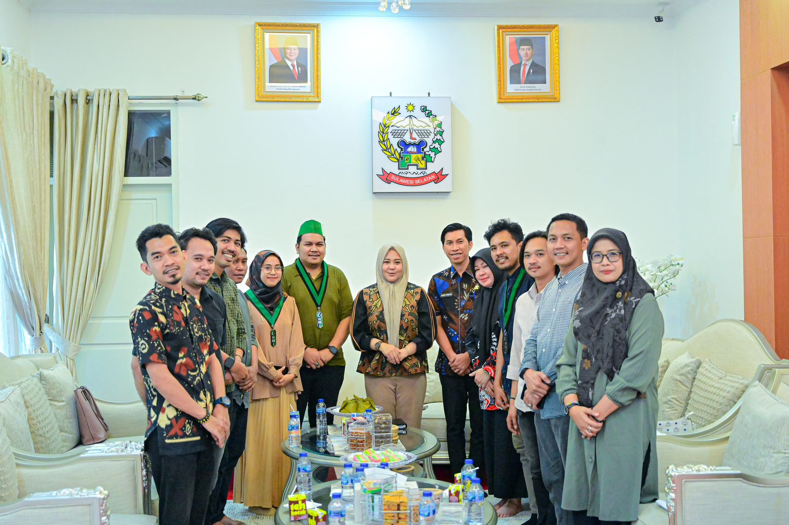 Wakil Gubernur Sulsel Terima Audiensi Badan Koordinasi HMI Sulsel di Rujab