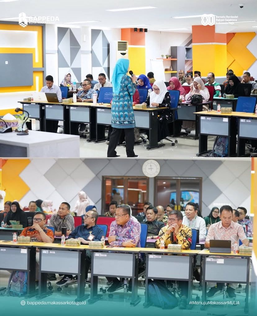Kepala Bappeda Makassar Hadiri Agenda Penyamaan Persepsi Penguji Pelatihan
