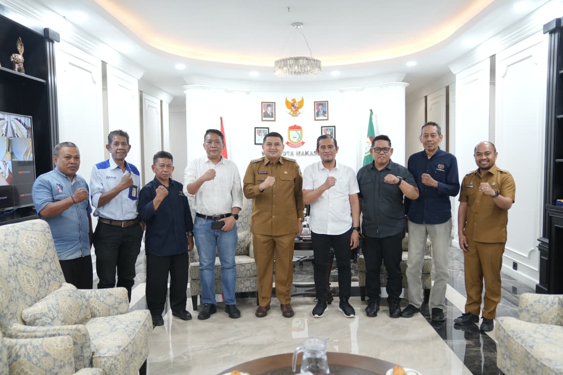 Bahas Raker hingga Peresmian Kantor Baru, PWI Sulsel Temui Wali Kota Makassar