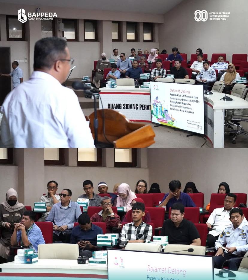 Bappeda Gelar Kick Off Program dan FGD : Berfokus Pada Peningkatan Kapasitas Organisasi Penyandang Disabilitas