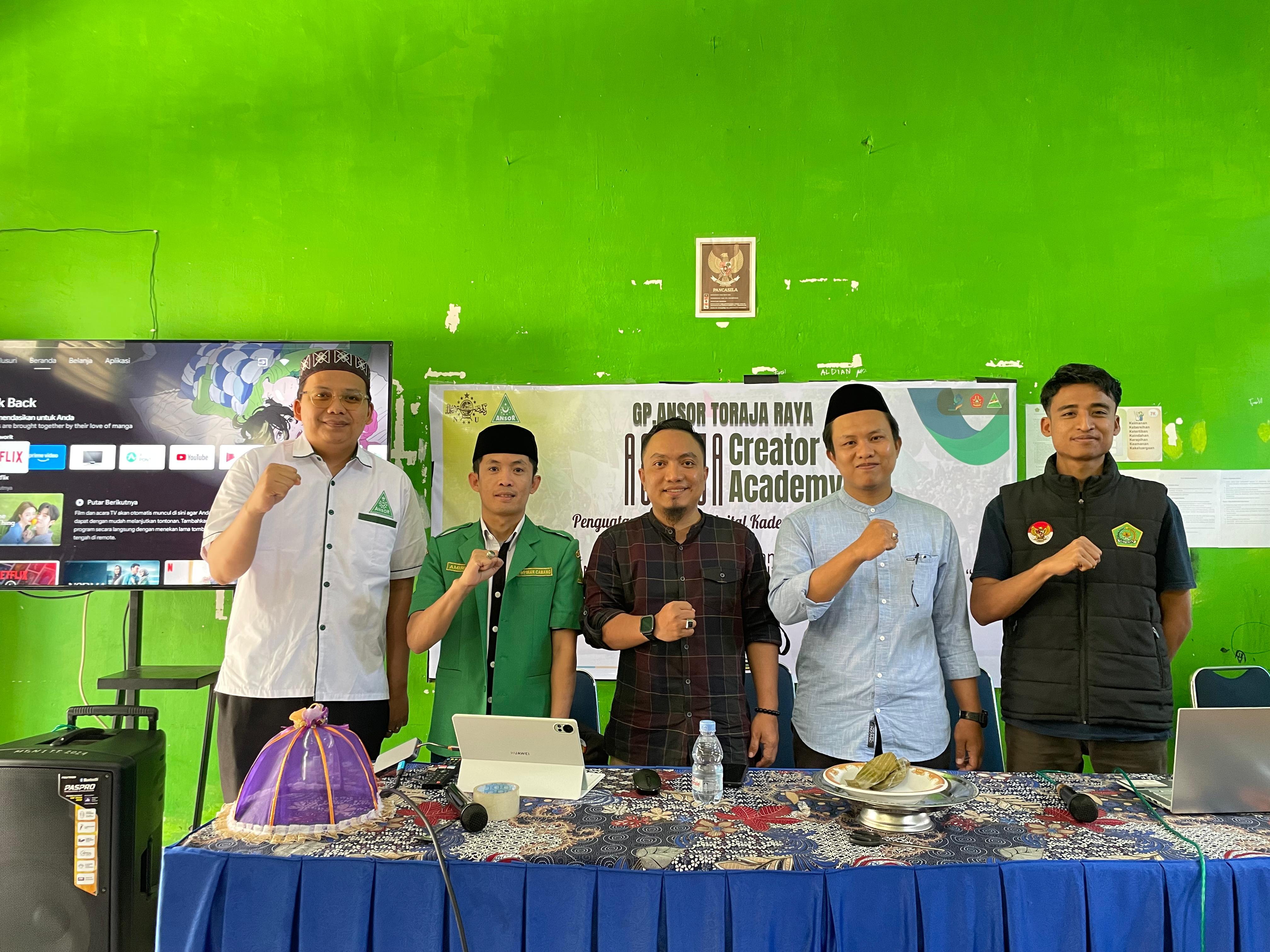 GP Ansor Toraja Raya Gembleng Generasi Muda NU Sebagai Ujung Tombak Syi'ar Aswaja