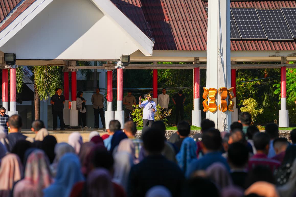 Kebijakan WFA di Pemprov Sulsel, Gubernur Andi Sudirman Minta Pegawai Syiarkan Pesan Aman dan Damai