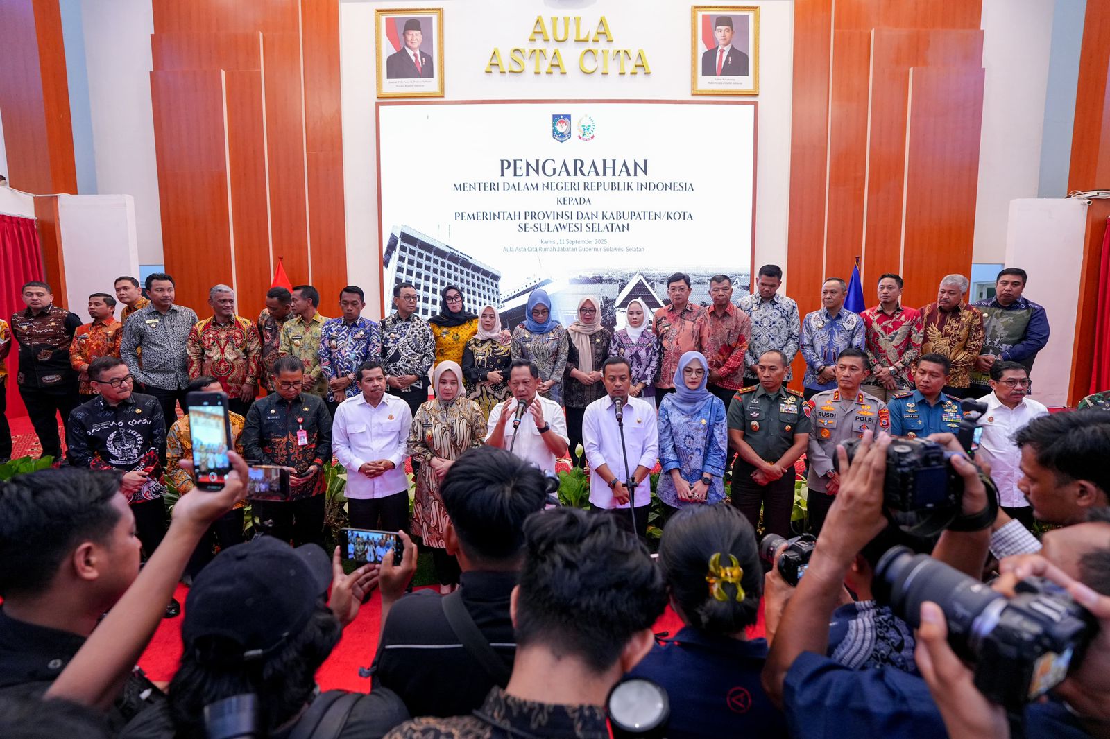 Gubernur Sulsel Sambut Mendagri Tito, Tekankan Sinergi Jaga Stabilitas Daerah