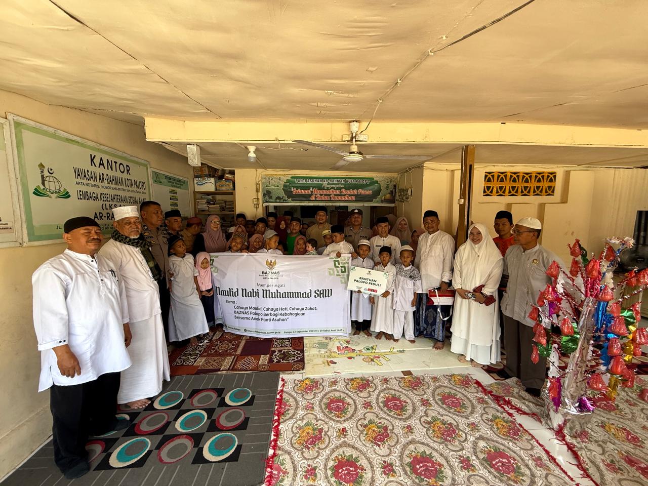 BAZNAS Kota Palopo Peringati Maulid Bersama Anak Panti Asuhan Ar-Rahman
