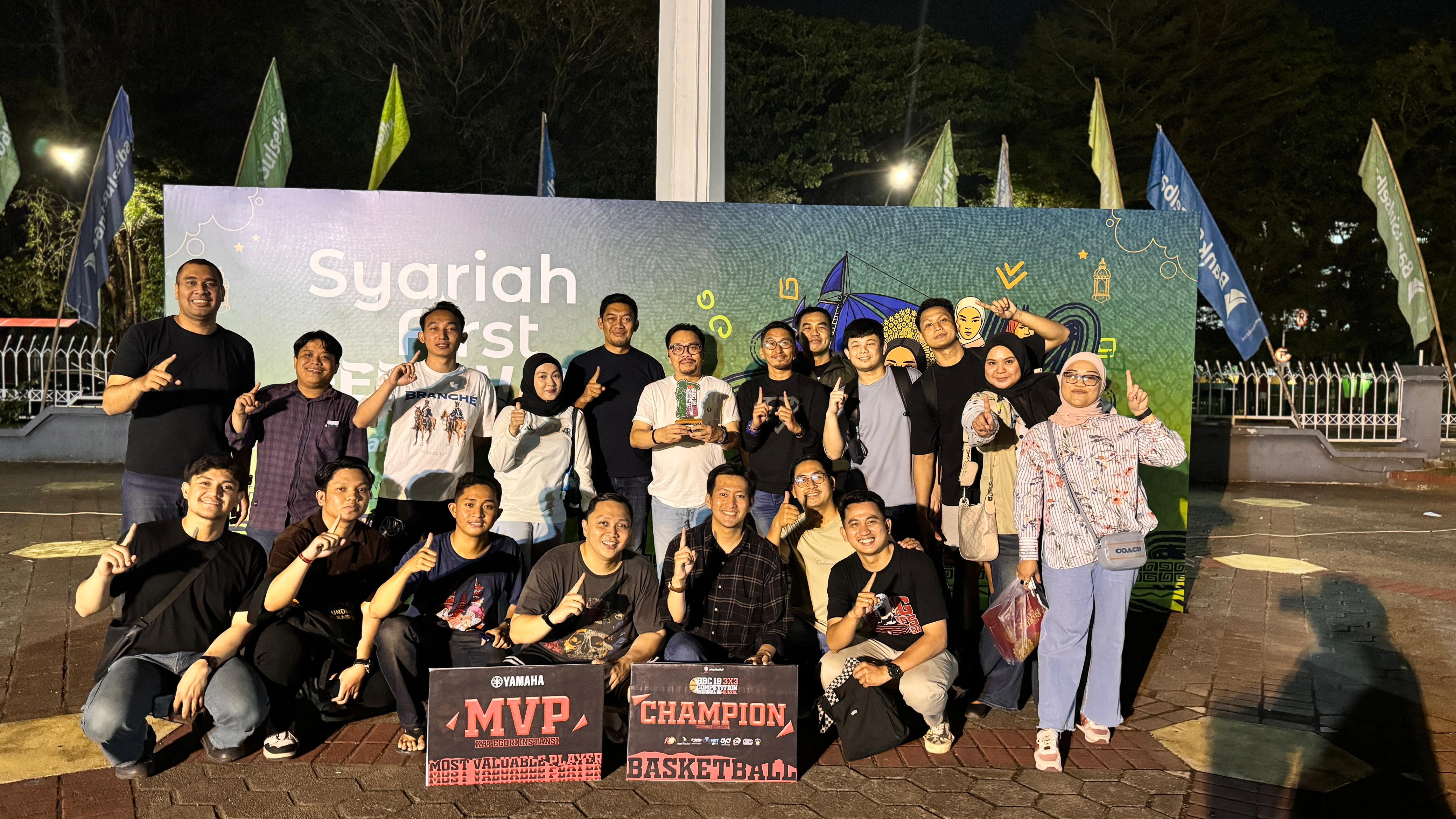 Tim Bola Basket Bank Sulselbar Raih Juara Pertama di Turnamen Basket 3x3 Regional