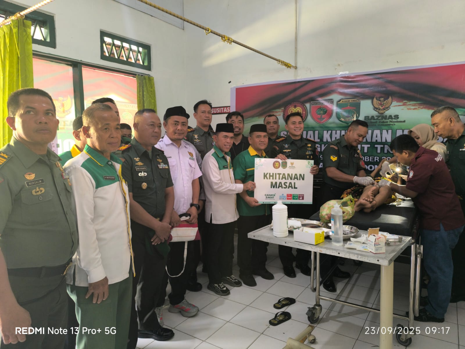 BAZNAS Kota Palopo dan Kodim 1403 Sawerigading Gelar Khitanan Massal