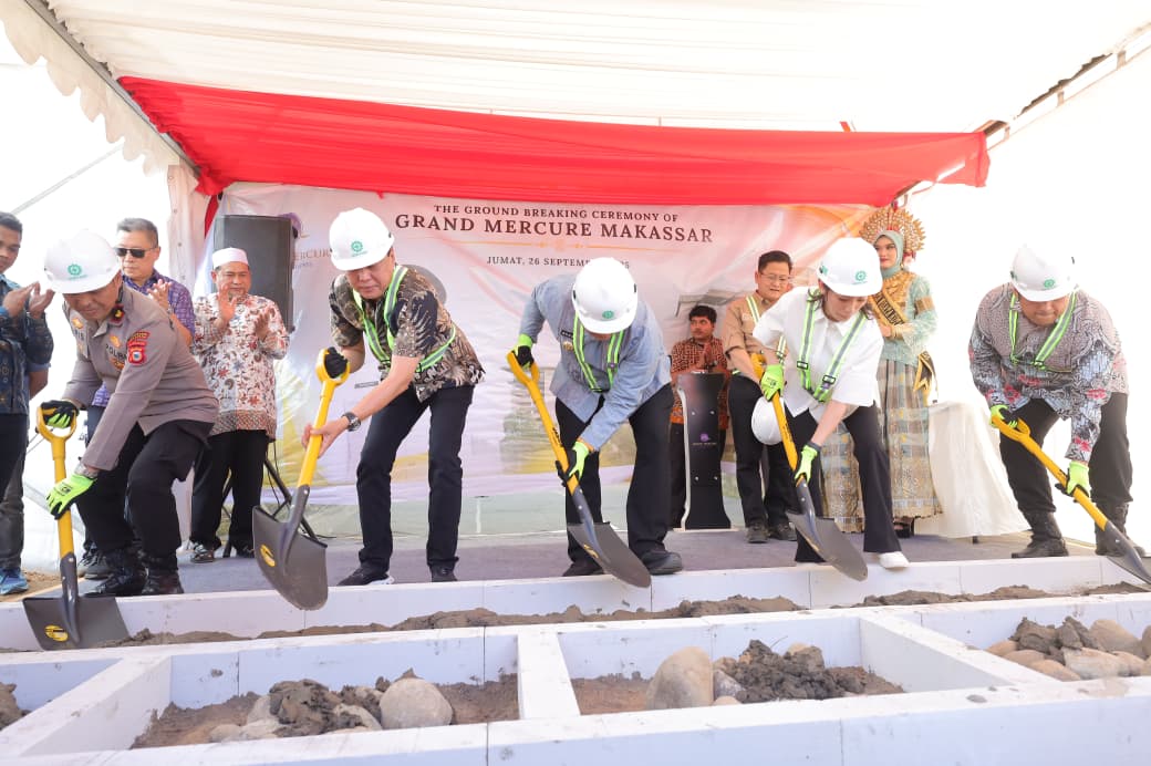 Wali Kota Munafri, Groundbreaking Hotel Bintang Lima Pertama