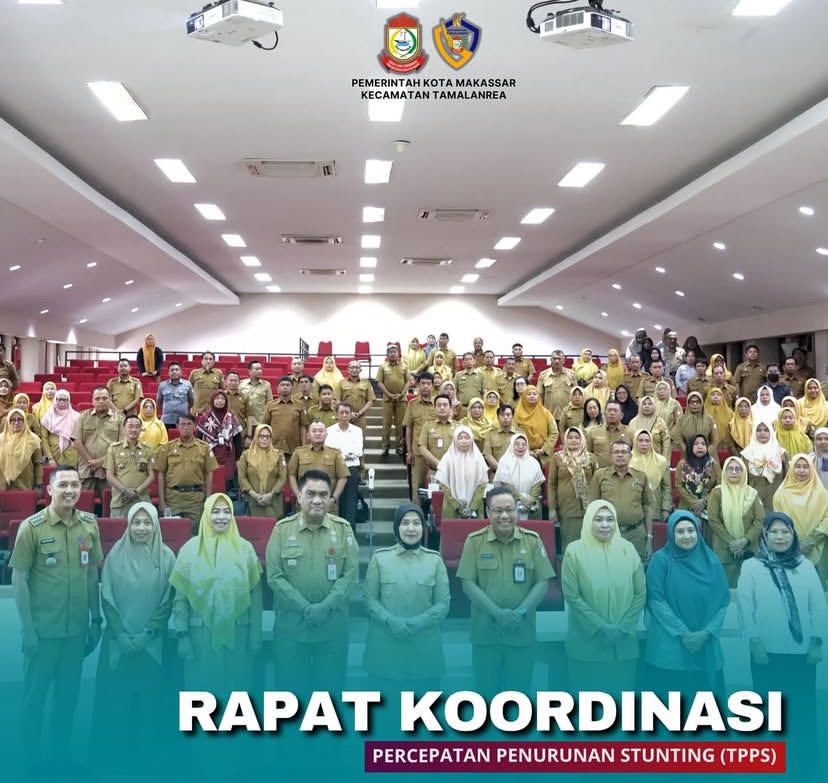 Camat Tamalanrea Iqbal Hadiri Rapat Koordinasi TPPS di Balai Kota Makassar