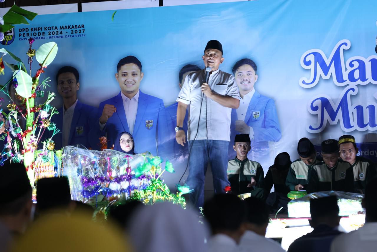 DPD KNPI Makassar Sukses Gelar Peringatan Maulid Nabi Besar Muhammad SAW