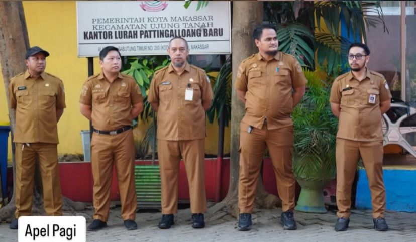 Camat Ujung Tanah Pimpin Apel Pagi: Pertahankan Disiplin dan Kesiapan Pegawai