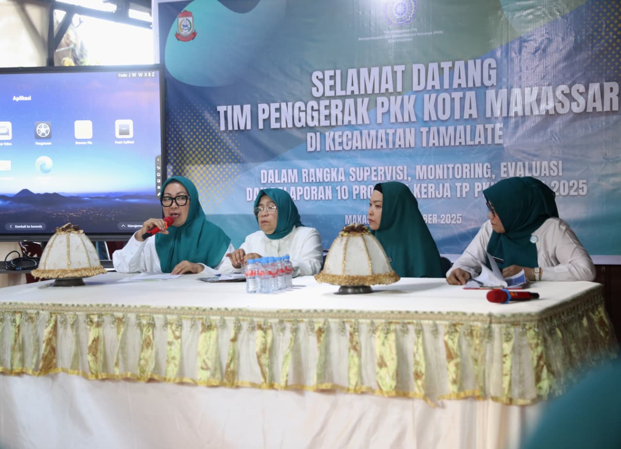 TP PKK Kota Makassar Apresiasi Inovasi TP PKK Kecamatan Tamalate dalam Pelaksanaan Program Pemberdayaan