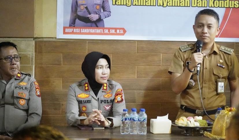 Camat Ujung Tanah Hadiri Kegiatan Coffe Morning Yang Diselenggarakan Kapolres Pelabuhan Makassar