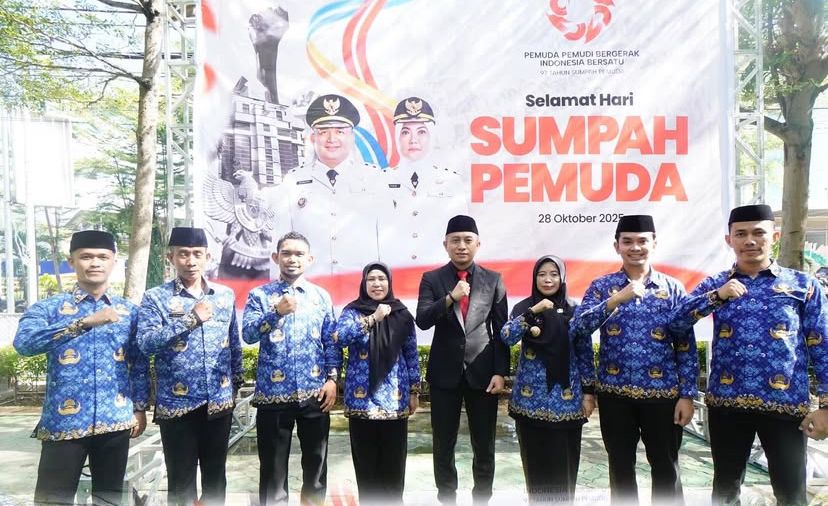 Camat Ujung Tanah Hadiri Upacara Sumpah Pemuda Yang di Pimpin Wali Kota Makassar