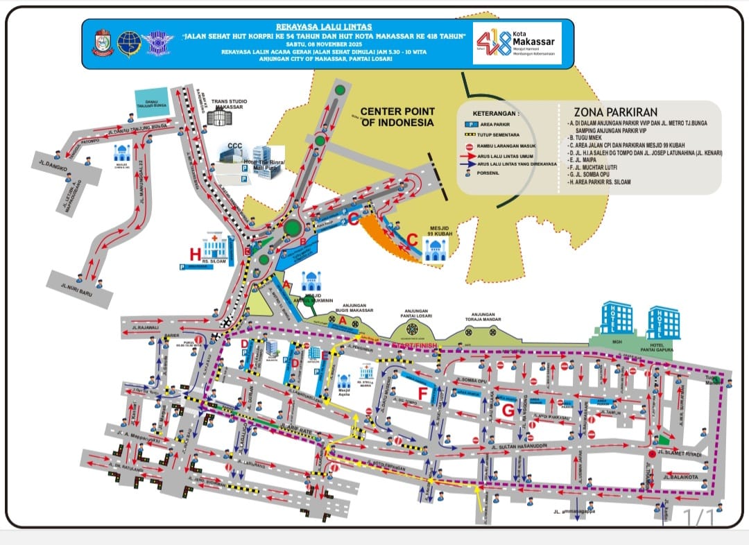 Ribuan Peserta Siap Padati Jalan Santai HUT KORPRI dan HUT Kota ke-418