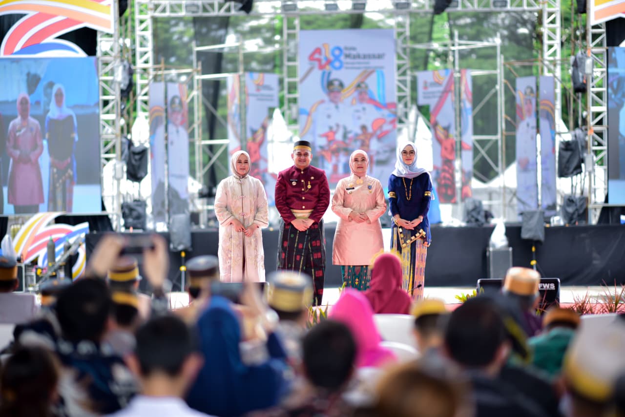 Fatmawati Rusdi Ajak Masyarakat Rajut Harmoni di HUT Makassar ke-418