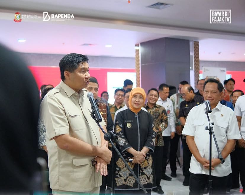 Bapenda Dampingi Wali Kota Makassar Terima Kunjungan Menteri Dalam Negeri