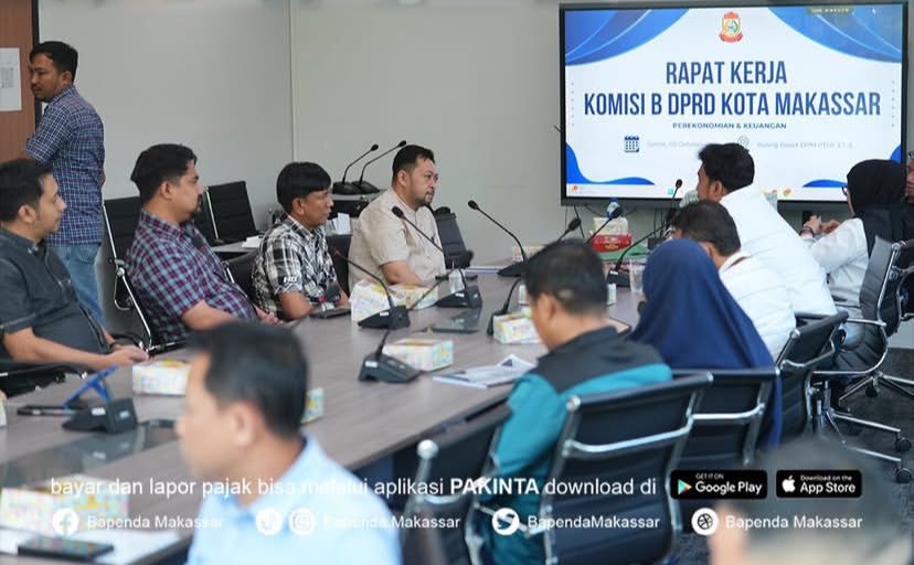 Bapenda Makassar Perkuat Sinergi dengan DPRD Melalui Rapat Kerja Bersama Komisi B