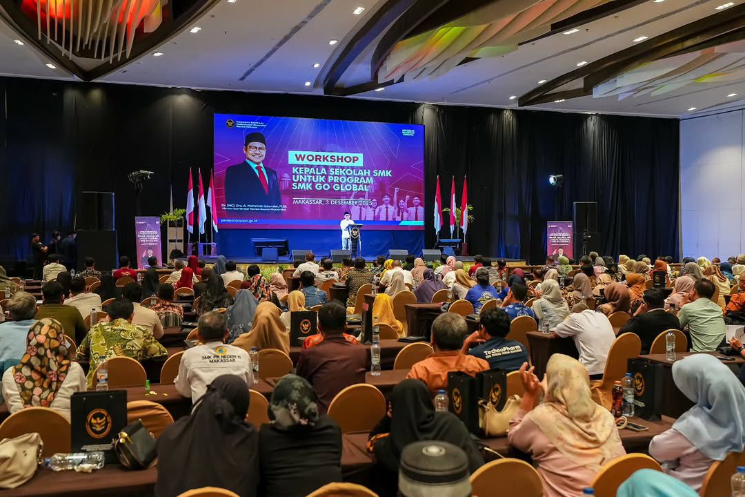 Dibuka Menko PM Muhaimin Iskandar, Gubernur Sulsel Hadiri Workshop SMK Go Global