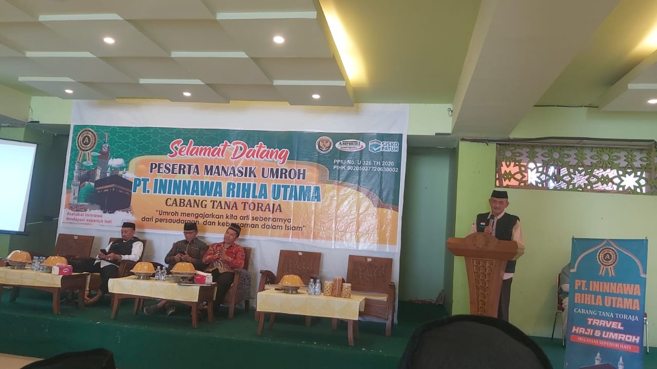 BAZNAS Tana Toraja Sosialisasikan Zakat pada Manasik Umrah PT Ininnawa Rihla Utama