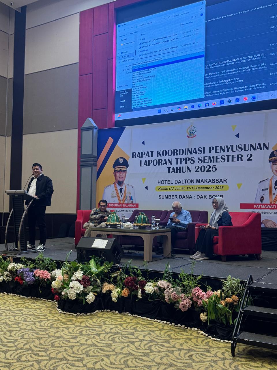 Guru Besar UMB Palopo Ajak Melihat Stunting dari Perspektif Sosial pada Rakor TPPS Sulsel