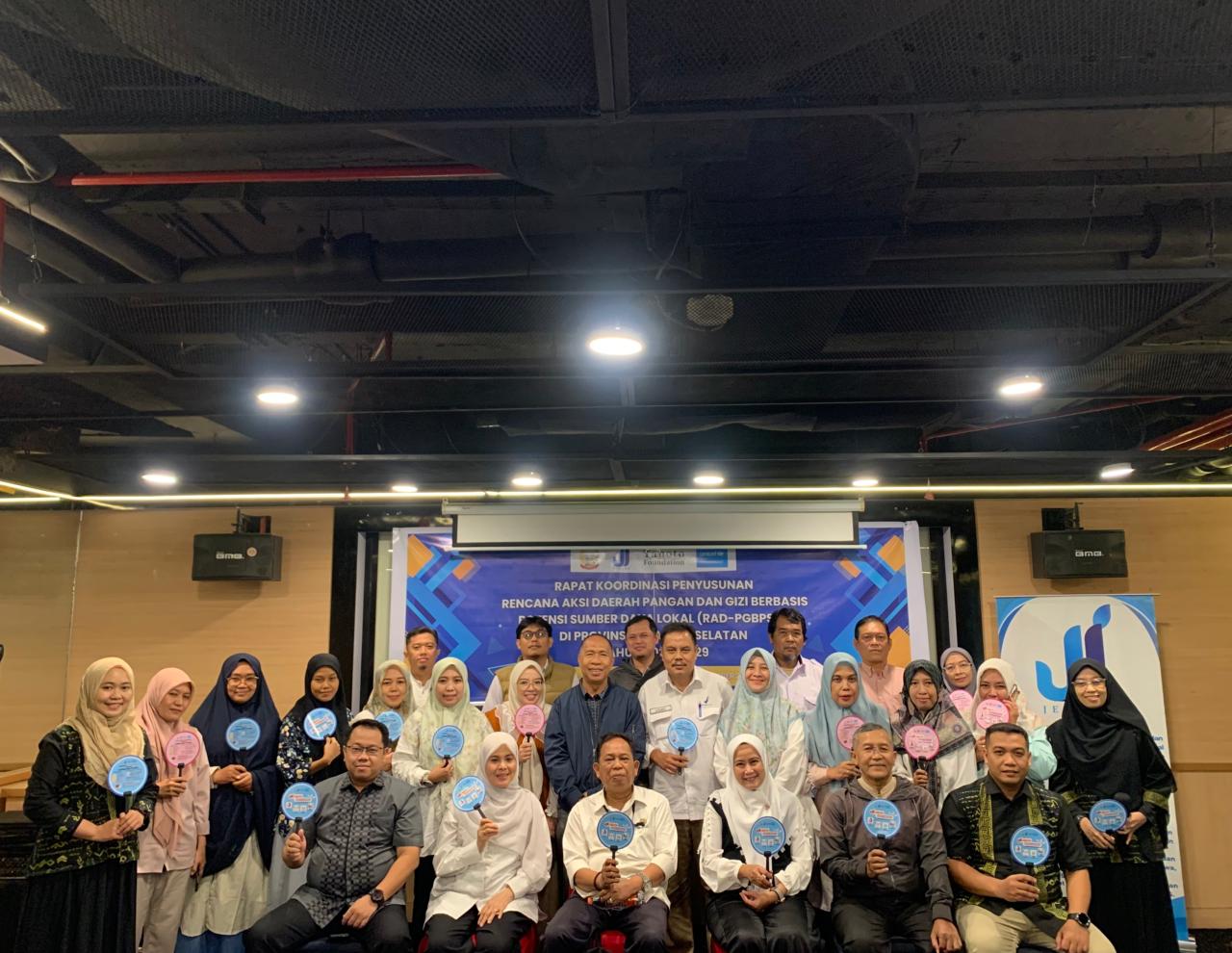 Rakor Penyusunan RAD-PGBPSDL Digelar Pemprov Sulsel untuk Perkuat Ketahanan Pangan