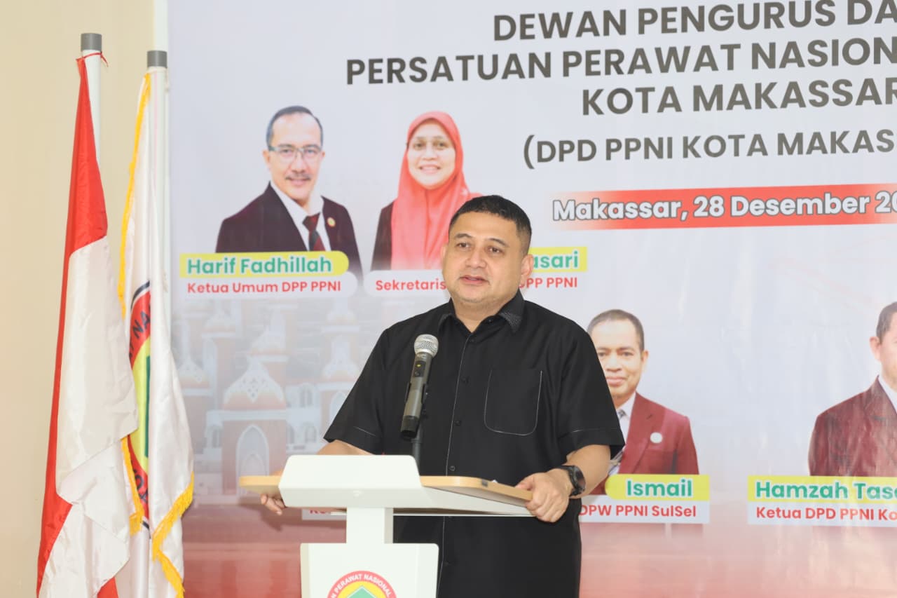 Resmikan Sekretariat PPNI, Munafri: Perawat Wajah Pemerintah di Pelayanan Kesehatan