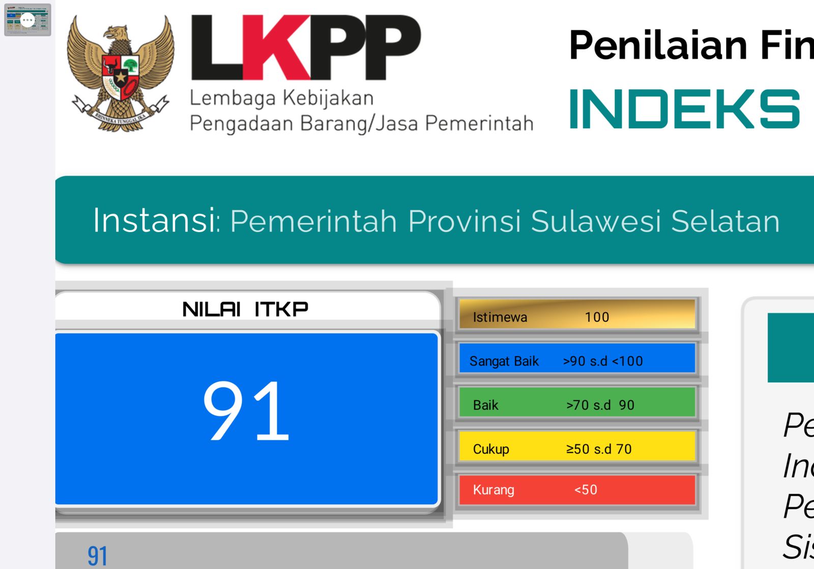 LKPP RI Akui PBJ Pemprov Sulsel Sangat Baik, Gubernur: Alhamdulillah Biro PBJ dan OPD Bekerja Baik